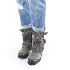 A.S.98 Damen Stiefelette Klassische Stiefeletten - Grau -A.S.98 11297428 06