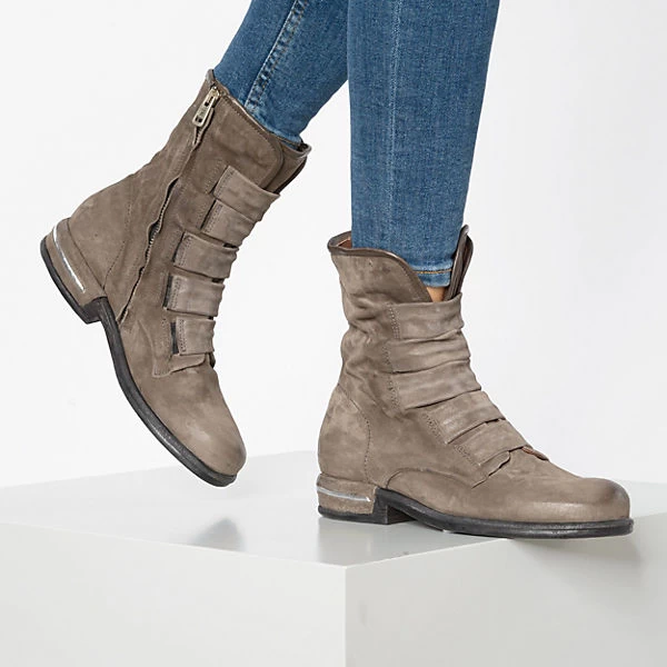 A.S.98 Klassische Stiefeletten - Hellbraun 4 A.S.98 Klassische Stiefeletten - Hellbraun – Bild 2