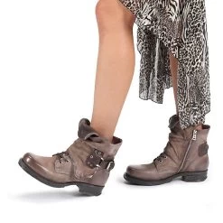 A.S.98 Stiefeletten Biker Boots - Grau -A.S.98 12186108 07