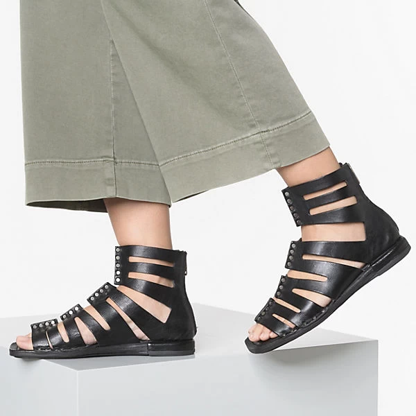 A.S.98 Klassische Sandalen - Schwarz 4 A.S.98 Klassische Sandalen - Schwarz – Bild 2