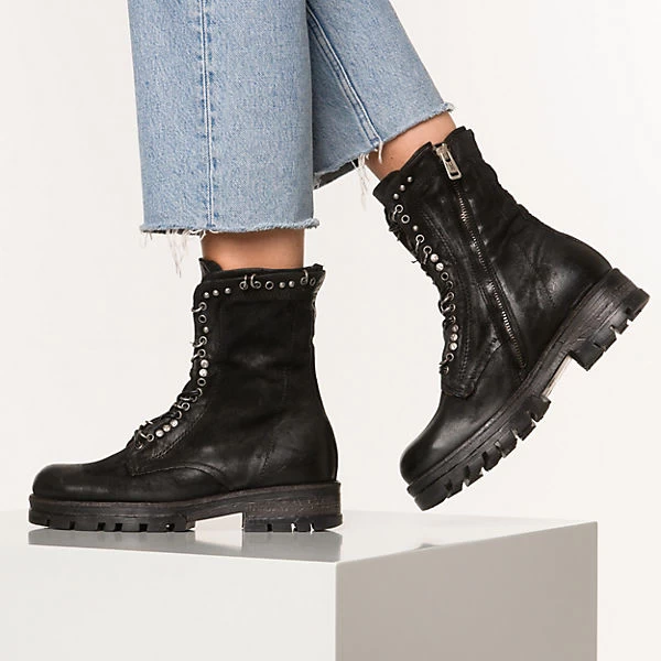 A.S.98 Schnürstiefeletten - Schwarz 4 A.S.98 Schnürstiefeletten - Schwarz – Bild 2