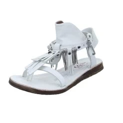 A.S.98 Damen Sandalen 3003 Riemchensandaletten - Weiß