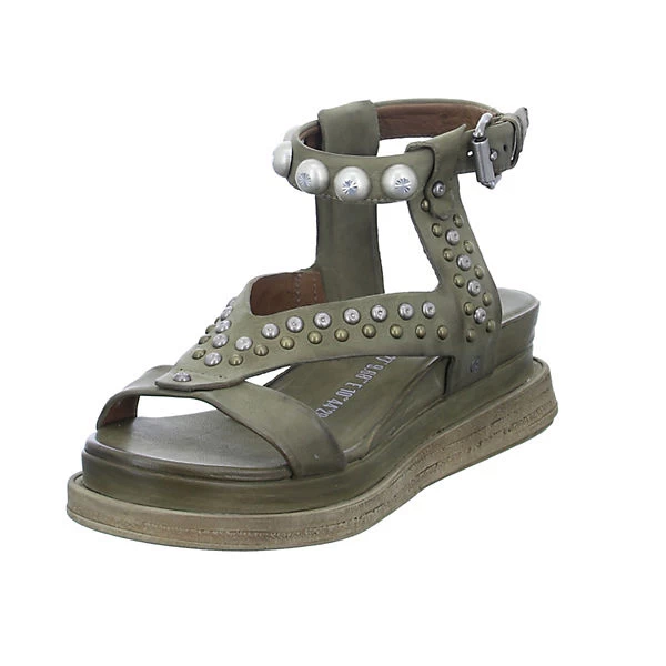 A.S.98 Damen Sandaletten 3003 Keilsandaletten - Grün 3 A.S.98 Damen Sandaletten 3003 Keilsandaletten - Grün