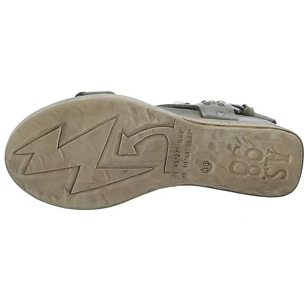 A.S.98 Damen Sandaletten 3003 Keilsandaletten - Grün 9 A.S.98 Damen Sandaletten 3003 Keilsandaletten - Grün – Bild 7