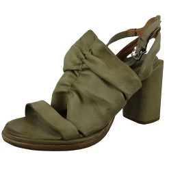 A.S.98 Damen Leder Sandalette Vide Africa Grau A03001-0201-6487 Klassische Sandalen - Grau
