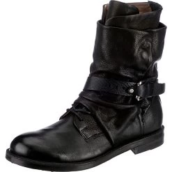 A.S.98 Samurai Biker Boots - Schwarz