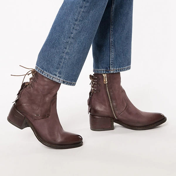 A.S.98 548212-0202 Klassische Stiefeletten - Rot/braun 4 A.S.98 548212-0202 Klassische Stiefeletten - Rot/braun – Bild 2