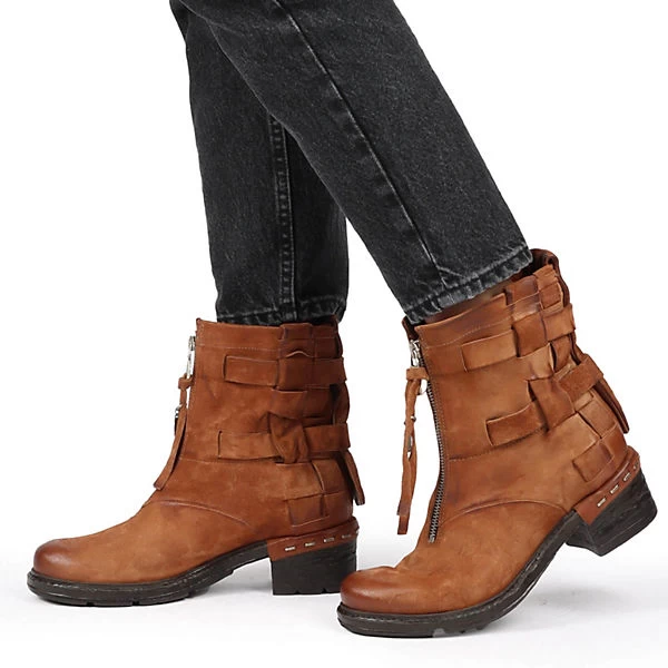 A.S.98 A52207-0201 Klassische Stiefeletten - Cognac 4 A.S.98 A52207-0201 Klassische Stiefeletten - Cognac – Bild 2