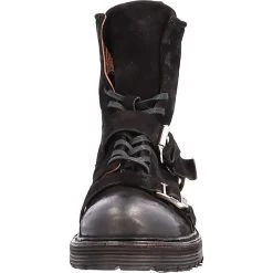 A.S.98 Schnürstiefelette Klassische Stiefeletten - Schwarz -A.S.98 21517621 03