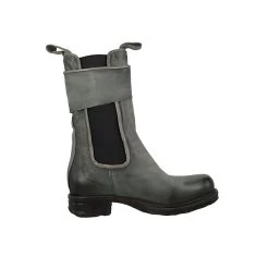 A.S.98 Damen Elegante Stiefelette 3003 Saintec A50216-0101-6223 Grau Smoke Leder Ankle Boots - Grau -A.S.98 22358946 04