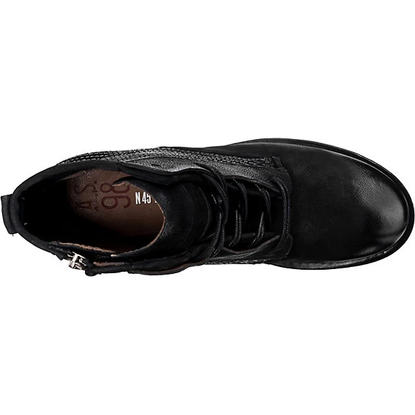 A.S.98 Zeport Schnürstiefeletten - Schwarz 8 A.S.98 Zeport Schnürstiefeletten - Schwarz – Bild 6