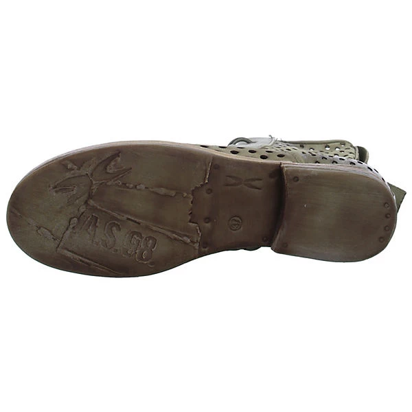 A.S.98 Damen Stiefelette 630245 Klassische Stiefeletten - Grün 9 A.S.98 Damen Stiefelette 630245 Klassische Stiefeletten - Grün – Bild 7