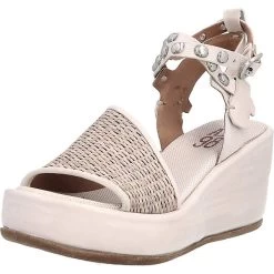 A.S.98 Plateausandale Keilsandaletten - Beige/braun