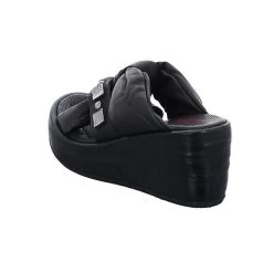 A.S.98 Damen Wedges Sandalen Arca Pantolette Fußbett Bequem Freizeit Glattleder Uni Wedge-Sneakers - Schwarz 15 A.S.98 Damen Wedges Sandalen Arca Pantolette Fußbett Bequem Freizeit Glattleder Uni Wedge-Sneakers - Schwarz -A.S.98 24687932 05