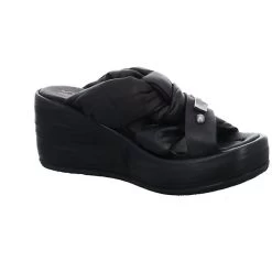 A.S.98 Damen Wedges Sandalen Arca Pantolette Fußbett Bequem Freizeit Glattleder Uni Wedge-Sneakers - Schwarz 17 A.S.98 Damen Wedges Sandalen Arca Pantolette Fußbett Bequem Freizeit Glattleder Uni Wedge-Sneakers - Schwarz -A.S.98 24687932 07