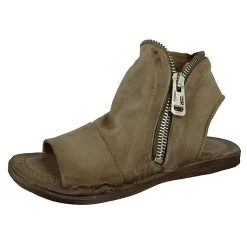 A.S.98 Damen Sandalen Ramos 534095-0101 Grau 6868 Carton Leder Klassische Sandalen - Grau