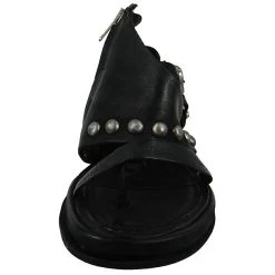 A.S.98 Damen Sandalen Pola-Polaflash 699024-0103 Schwarz 6002 Nero Leder Klassische Sandalen - Schwarz -A.S.98 25882002 06