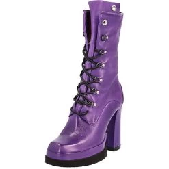 A.S.98 Schnürstiefelette Schnürstiefeletten - Lila