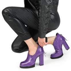 A.S.98 Stiefelette Ankle Boots - Lila -A.S.98 26367758 07