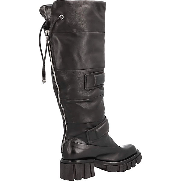 A.S.98 Langschaftstiefel Biker Boots - Schwarz 6 A.S.98 Langschaftstiefel Biker Boots - Schwarz – Bild 4