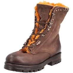 A.S.98 Schnürstiefelette Klassische Stiefeletten - Dunkelbraun