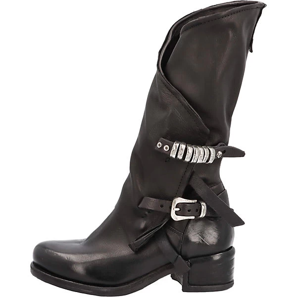 A.S.98 Stiefel Biker Boots - Schwarz 4 A.S.98 Stiefel Biker Boots - Schwarz – Bild 2