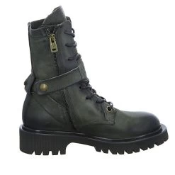 A.S.98 Damen Stiefelette B04202 Schnürstiefeletten - Grün -A.S.98 26746057 05