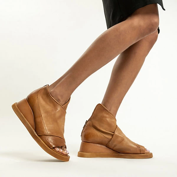 A.S.98 Coral Keilsandaletten - Cognac 4 A.S.98 Coral Keilsandaletten - Cognac – Bild 2