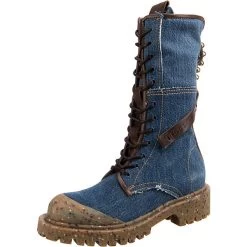 A.S.98 Cyc-recy Schnürstiefel - Denim