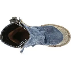 A.S.98 Stulpenstiefeletten Biker Boots - Blue Denim -A.S.98 28846335 05