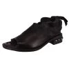A.S.98 Damen Sandalen GEA 4004 B18002-0102 Schwarz 6002 Nero Leder Klassische Sandalen - Schwarz -A.S.98 29977555 01