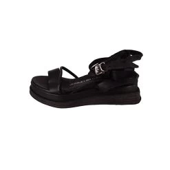 A.S.98 Damen Sandalen LAGOS 2.0 4004 A15031-0101 Schwarz 6002 Nero Leder Klassische Sandalen - Schwarz -A.S.98 29977558 03